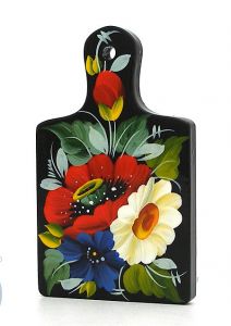 Магнит деревянный "Дощечка", украинская ручная роспись