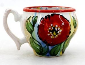 Чашка-глечик керамическая 0.2 л, (11)