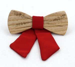 Деревянная бабочка-галстук женский (16)