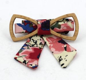 Деревянная бабочка-галстук женский (17)