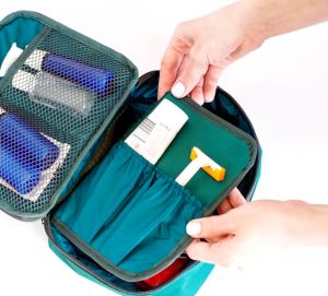 Дорожный органайзер для косметики "Man`sTravel", зеленый