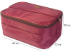Двойной дорожный органайзер для белья "Woman`s Travel", бордовый