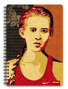 Блокнот на пружине, А5 "Гении в толстовке, Леся Украінка"