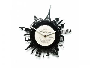 Виниловые часы "Вокруг света"