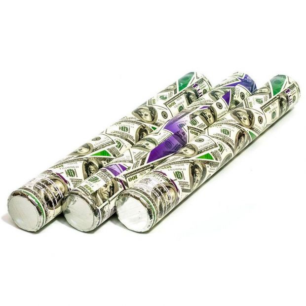 Хлопушка с купюрами 50 см "Миллион"