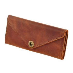 Кошелек ручной работы "Коньяк" (натуральная кожа)