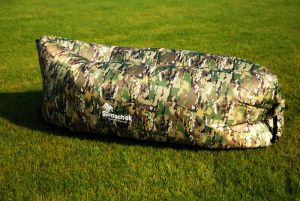 Надувной диван-шезлонг, камуфляж