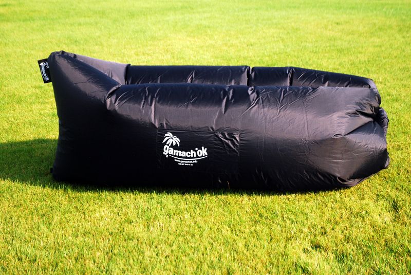 Надувной диван-шезлонг, черный