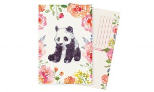 Открытка "Любимые питомцы. Панда", 10х15 см