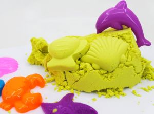 Кинетический песок и формочки, 1 кг