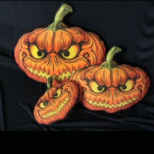 Подушка на Хеллоуин "Тыква small", 30x40 см