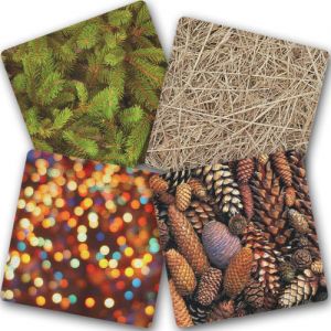 Подставки под горячее "Новогоднее настроение" (4 шт)