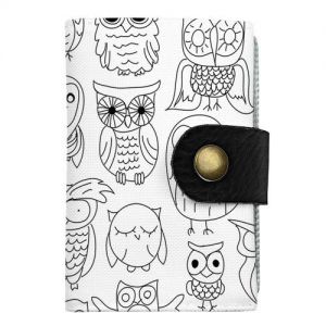 Карманная визитница и кредитница "Совушки"