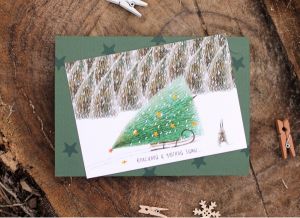 Открытка "Красивой и уютной зимы"