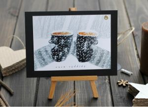 Открытка "Теплі обійми"