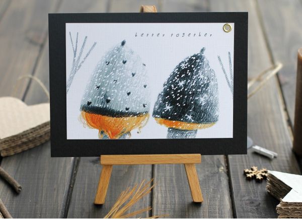 Открытка "Тепліше разом!"