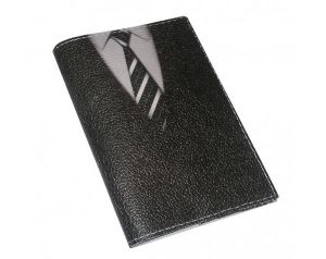 Обложка для паспорта "Галстук" (натур. кожа)