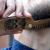 Гребень для бороды раскладной "Beard skull"