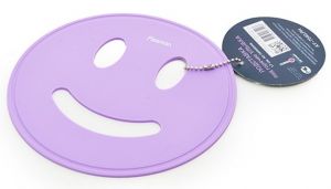 Подставка под горячее "Смайл" (сиреневая)