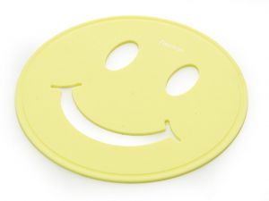 Подставка под горячее "Смайл" (желтая)