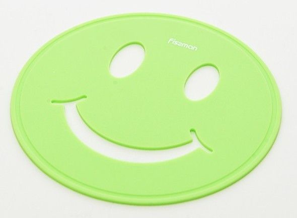 Подставка под горячее "Смайл" (зеленая)