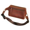 Сумка напоясная "Коньяк" (натуральная кожа)