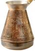 Турка медная с чеканкой "Барс", 600 мл
