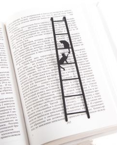 Закладка для книг "Кошки на лестнице"