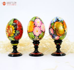 Пасхальный украинский сувенир «Яйцо-шкатулка» (01)