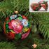 Ялинкова куля-шкатулка з Петриківським розписом (17)