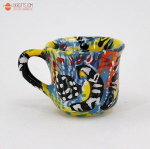 Чашка для кофе керамическая 0.1 л, (05)