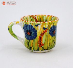 Чашка для кофе керамическая 0.1 л, (06)