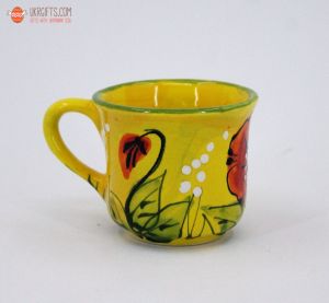 Чашка для кофе керамическая 0.1 л, (07)