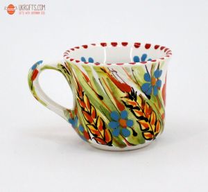 Чашка для кофе керамическая 0.1 л, (10)