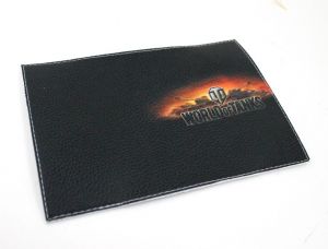 Обложка для паспорта "World of Tanks" (натур. кожа)