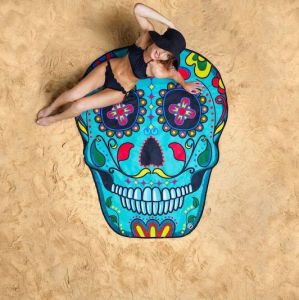 Коврик для пляжа "Череп"