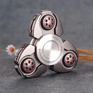 Спиннер  Hand Fidget Spinner TRIANGLE серый