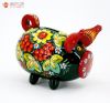 Свинка-копилка с Петриковской росписью средняя (01)