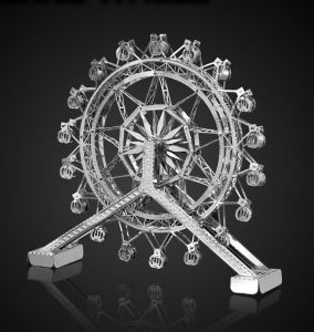 3D металлический пазл - модель для сборки "Колесо обозрения"