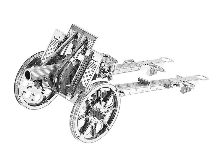 3D металлический пазл - модель для сборки "Пушка Type 92"