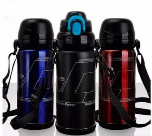 Термос 800 мл, 2 крышки (разные цвета)