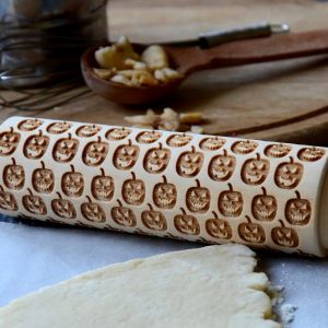 Скалка для страшного печенья "Тыква"