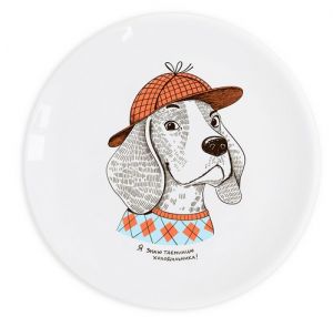 Тарелка "Я знаю таємницю холодильника!"