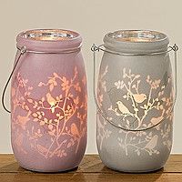 Стеклянный подсвечник "Птичка" (большой)