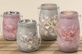 Стеклянный подсвечник "Птичка" (средний)