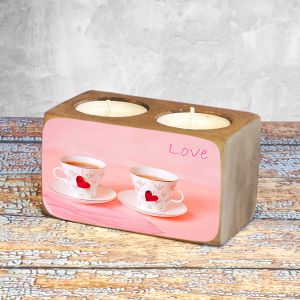 Подсвечник двойной "Love"