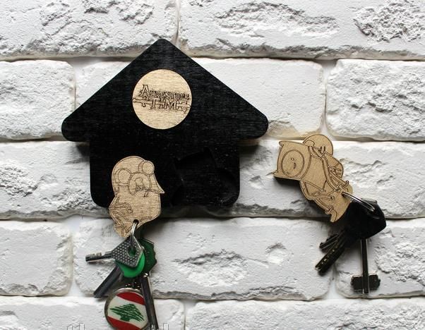 Ключница "Время приключений" на два брелка