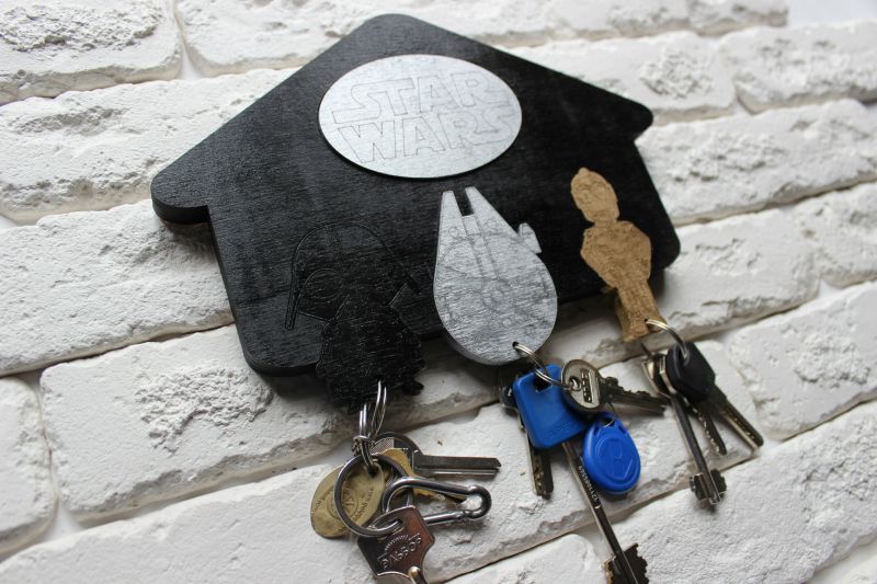 Ключница "Звездные войны" на три брелка