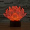 3D светильник, ночник "Лотос"