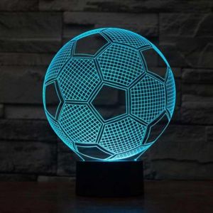 3D светильник, ночник "Футбольный мяч"